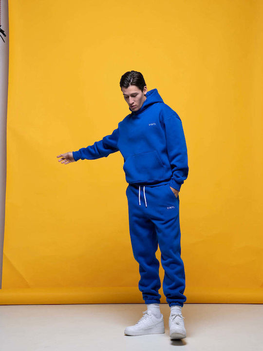 Sweatshirt with Hood Blue