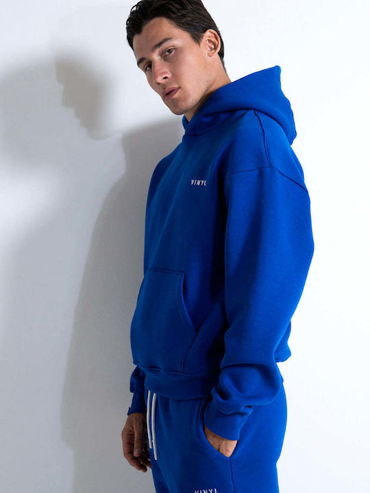 Sweatshirt with Hood Blue