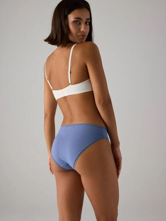 Βαμβακερά Damen Slip 2Pack Hellblau