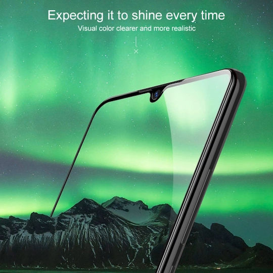 Folie de sticlă temperată 9D cu adeziv complet pentru ecran complet Xiaomi Redmi Note 8 Pro