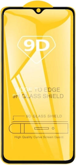 Folie de sticlă temperată 9D cu adeziv complet pentru ecran complet Xiaomi Redmi Note 8 Pro