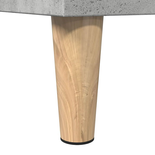 vidaXL Floor Bathroom Column Cabinet L30xD30xH100cm Gray