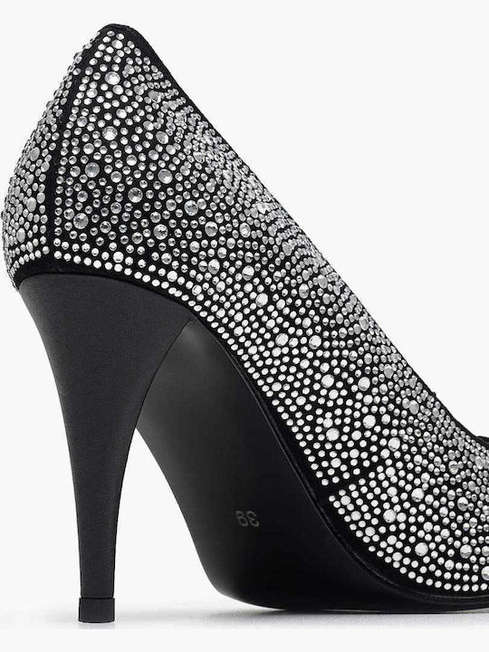 Leather Black Heels