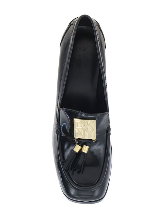 Leather Black Heels Priella