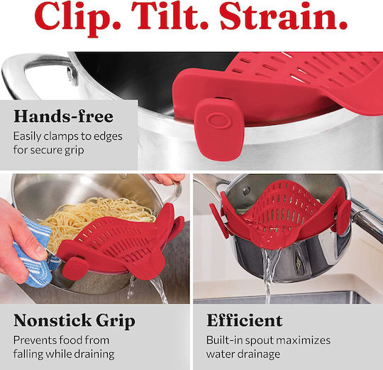 mediLOGIC Silicone Colander Pasta 1pcs
