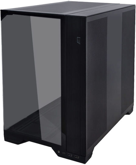 Lian Li O11 Vision Compact Gaming Midi Tower Κουτί Υπολογιστή με Πλαϊνό Παράθυρο Μαύρο