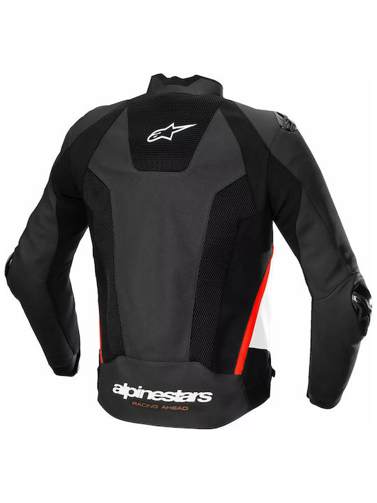 Alpinestars V3 Airflow Din piele Bărbați Geacă 4 Sezoane Negru