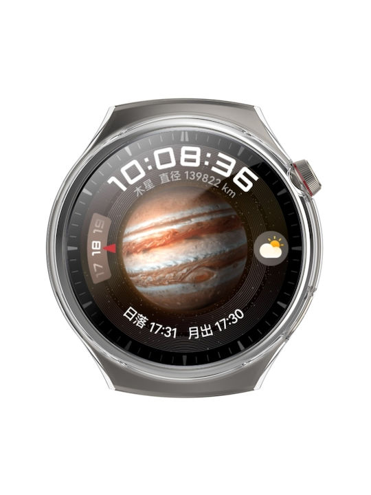 Half Coverage Carcasă de Silicon în culoarea Transparent pentru Huawei Watch 4 Pro