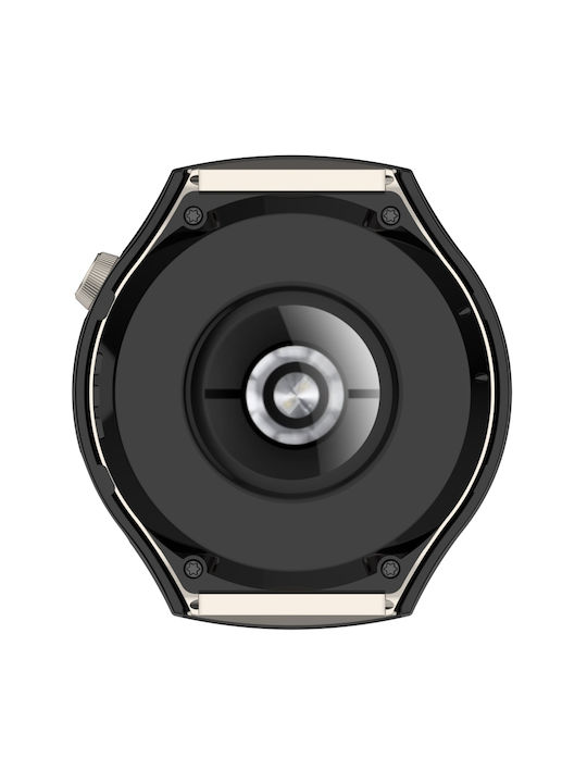 Half Coverage Θήκη Σιλικόνης σε Μαύρο χρώμα για Huawei Watch 4 Pro