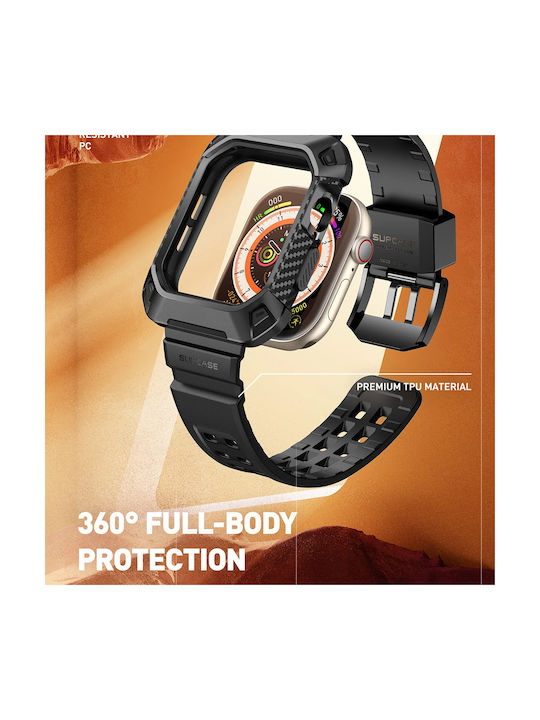 Supcase Πλαστική Θήκη σε Μαύρο χρώμα για Apple Watch 10 46mm