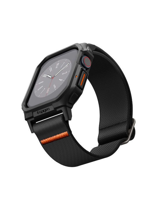 Spigen Lite Fit "pro" Пластмасов Калъф в Черен цвят за Apple Watch 10 42 мм
