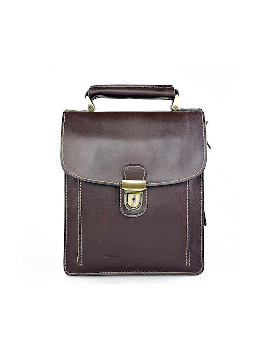 Bartuggi Men's Briefcase Brown