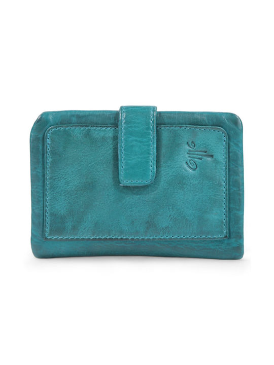 Kion Large Leather Women's Wallet Blue