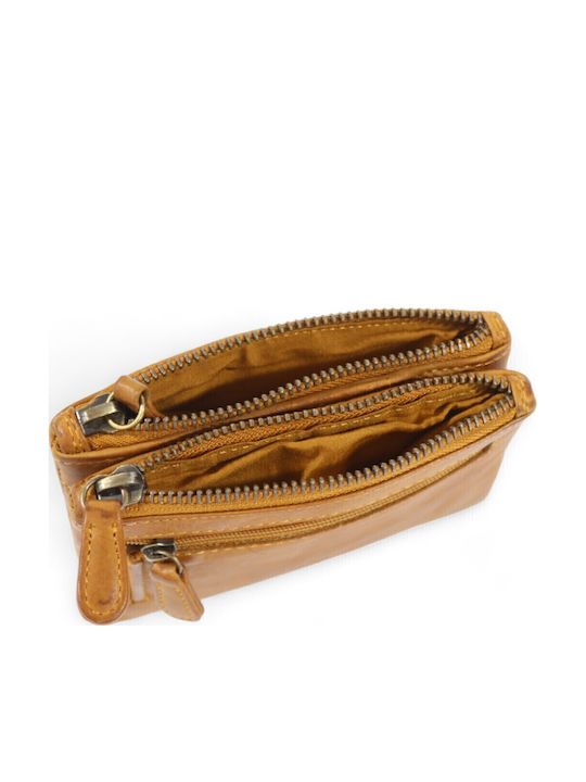 Small Leather Women's Wallet Brown
