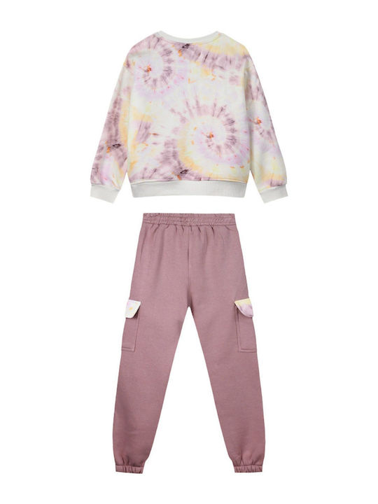 Energiers Kids Sweatpants Set Dusty Pink