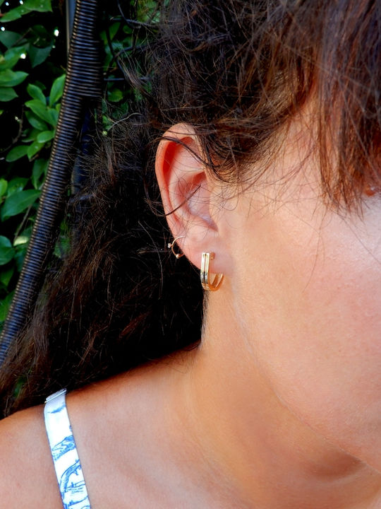 Art d or Earrings Hoops made of Gold 14K