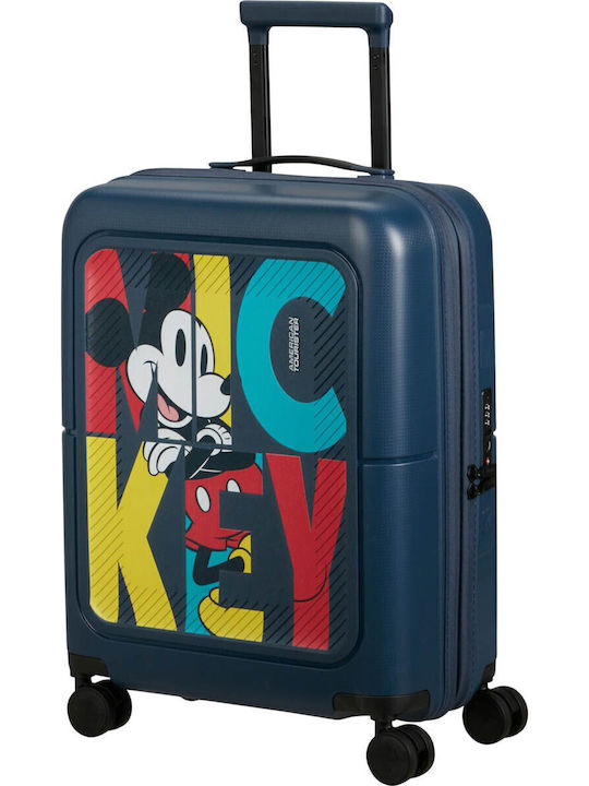 American Tourister Mickey Mouse Kinder Koffer Kabine Hart Disney Mickey Mouse mit 4 Räder Höhe 55cm