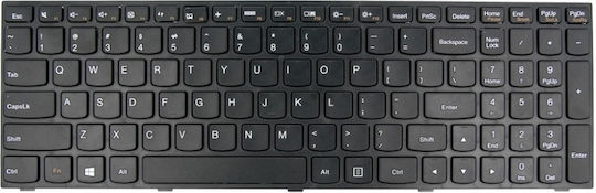 Movano Laptop Keyboard for Lenovo G50 with Frame and English (US) Layout in Black Color KL/LE-G50