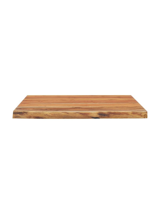 vidaXL Rectangular Bathroom Vanity Unit made of Solid Wood Beech - Brown 60x60x2.5cm 370258 1pcs