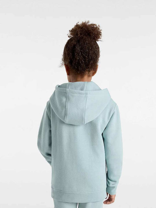 Fleece Παιδικό Φούτερ με Κουκούλα και Τσέπες Grey Mist