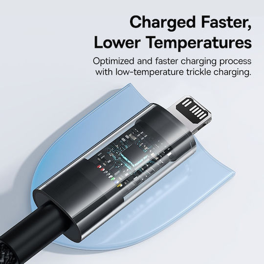 Baseus Gem USB-C zu Lightning Kabel 20W Schwarz 1m (P10373001111-00)