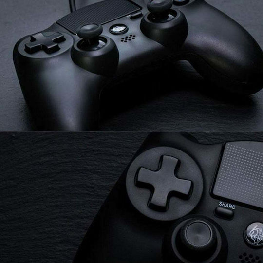 Zeroground GP-1500 Kojima V3 Ασύρματο Gamepad για Android / PC / PS3 / PS4 / iOS Μαύρο