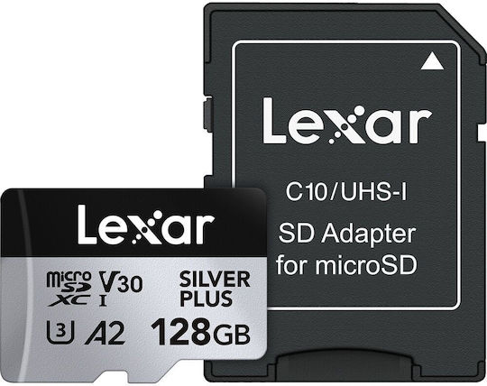 Lexar High-performance microSDXC 128GB Class 10 U3 V30 A2 UHS-I