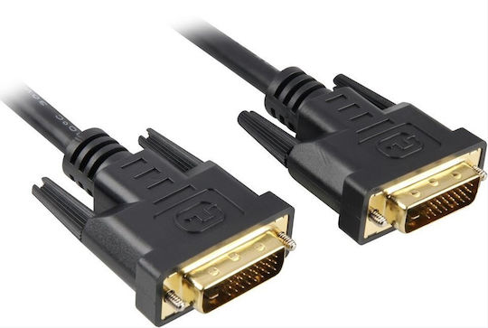 PremiumCord 5m DVI-D male to DVI-D male Cable Black (kpdvi2-5)