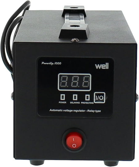 Well AVR-1000VA Compact Voltage Regulator Relay with 1 Socket Current