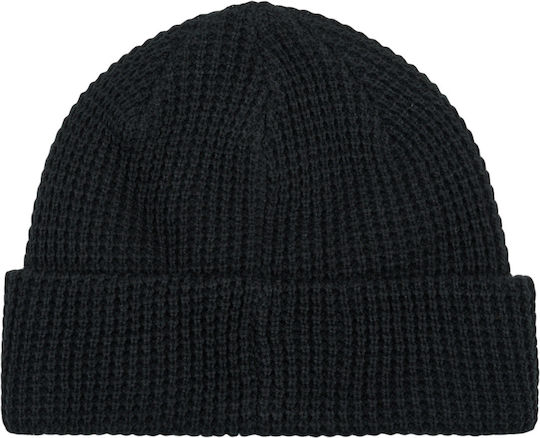 Beanie Γυναικείος Σκούφος Πλεκτός σε Μαύρο χρώμα