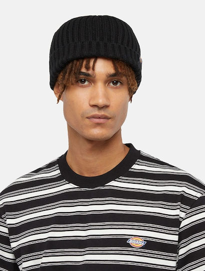 U Lockwood Beanie Unisex Beanie Knitted in Black color