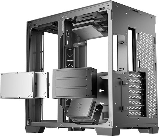 Antec C8 Gaming Full Tower Κουτί Υπολογιστή με Πλαϊνό Παράθυρο Wood