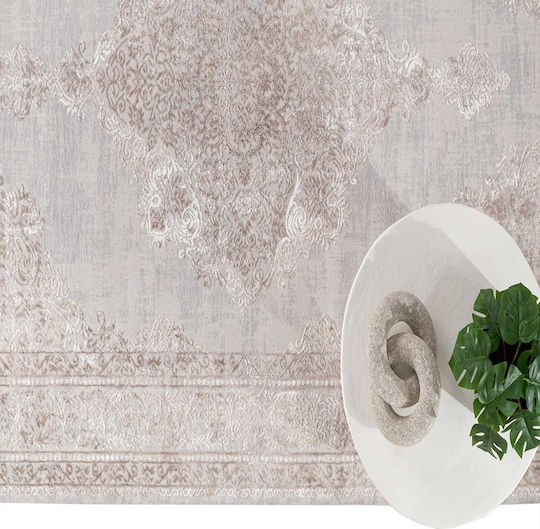 Royal Carpet Infinity 6074F Teppich Rechteckig Synthetisch,Polyester/Cotton/Leather Beige