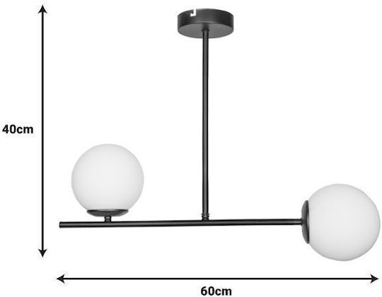 Pakketo Opedro Κρεμαστό Φωτιστικό Χρυσό με Ντουί E27 60x30x40εκ.