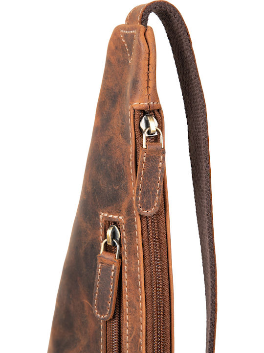 Leather Men's Bag Shoulder / Crossbody Brown