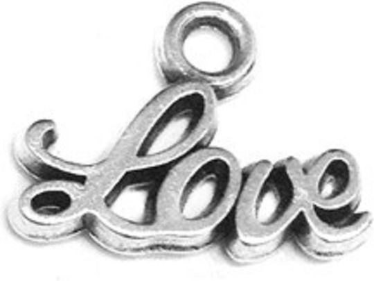 Metallic Pendant Motif for Jewelry 1.2x0.6cm.