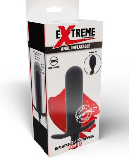 Hidden Desire Inflatable Smooth Anal Plug Schwarz