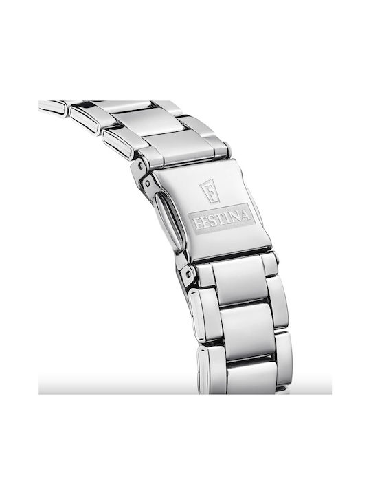 Festina Uhr Batterie mit Silber Metallarmband