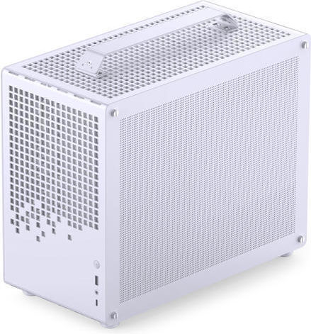 Jonsplus Z20 Gaming Mini Tower Κουτί Υπολογιστή με Πλαϊνό Παράθυρο Λευκό