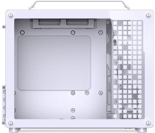 Jonsplus Z20 Gaming Mini Tower Κουτί Υπολογιστή με Πλαϊνό Παράθυρο Λευκό