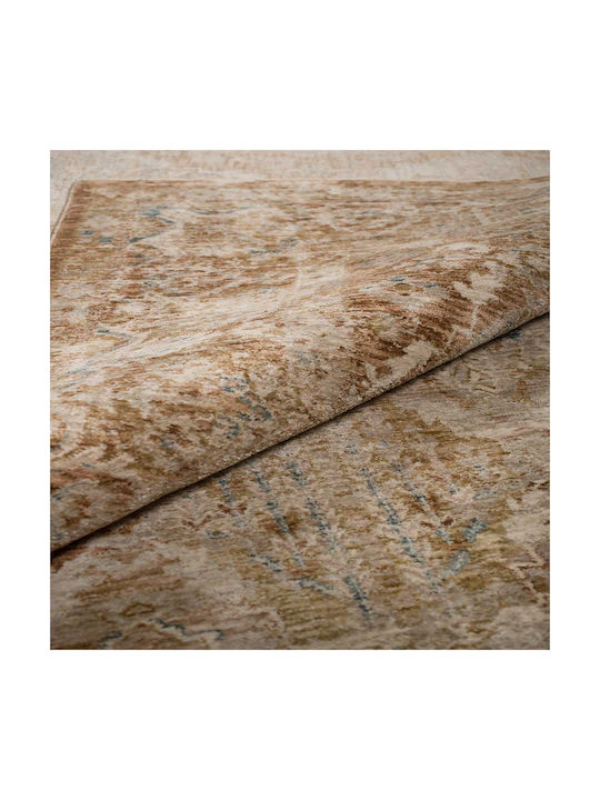Viokarpet Vittoria 184a Teppich Rechteckig Synthetisch,Polyester/Cotton/Leather Beige