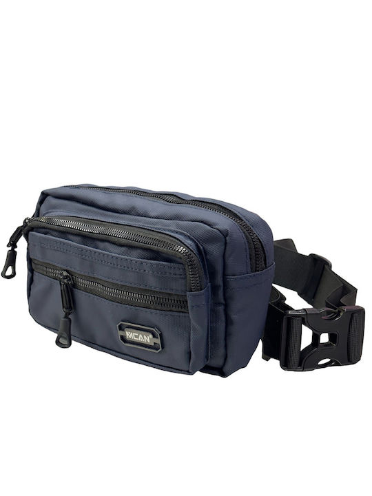 Mohicans Black Line Waist Bag Blue