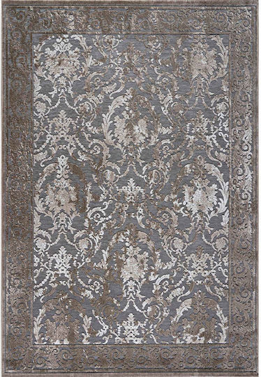 Madi Allium Regal Rug Round Grey