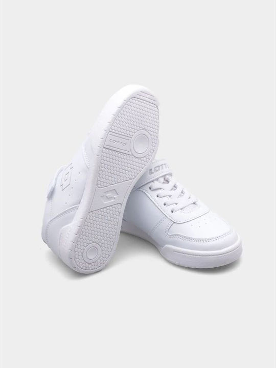 Παιδικά Sneakers με Σκρατς Λευκά