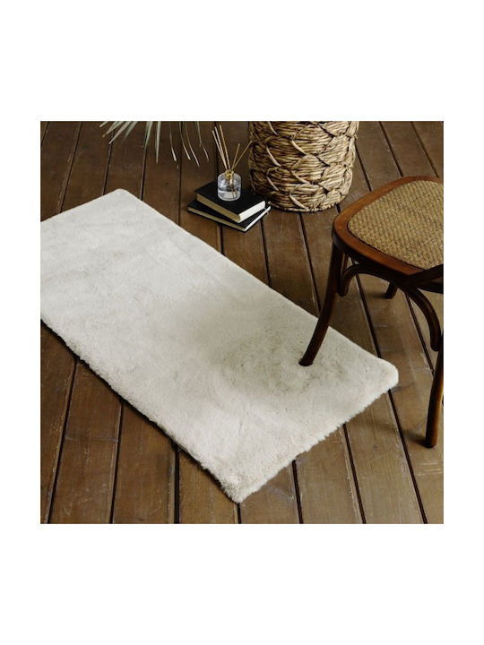 Nima Lounge Αντιολισθητικό Χαλί Ορθογώνιο Cream 60x130cm