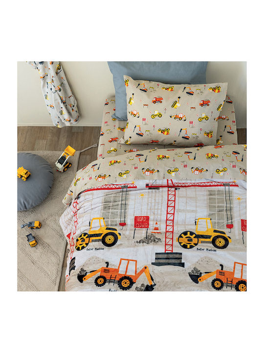 Palamaiki Kids Cotton Pillowcase Set 52x72cm Beige