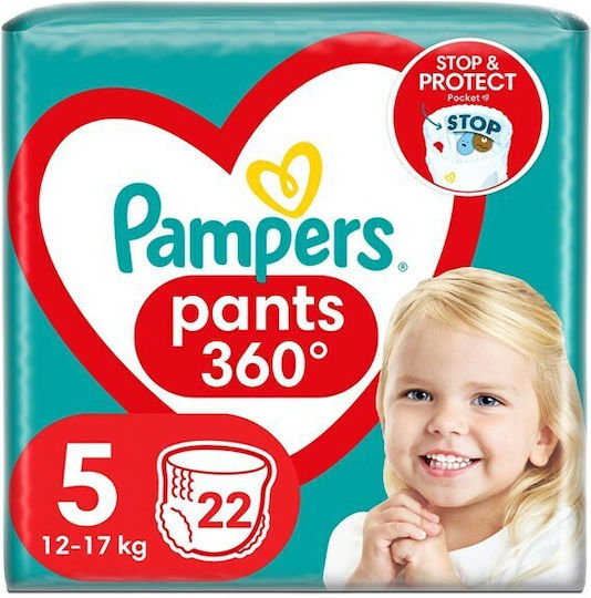 Pampers Diaper Pants Pants No. 5 for 12-17 kgkg 22pcs