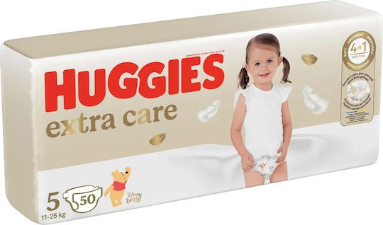 Huggies Scutece cu bandă adezivă Extra Care Nr. 5 pentru 11-25 kgkg 50buc