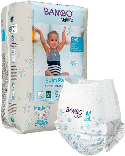 Bambo Nature Πάνες Μαγιό για 12+kg 12τμχ