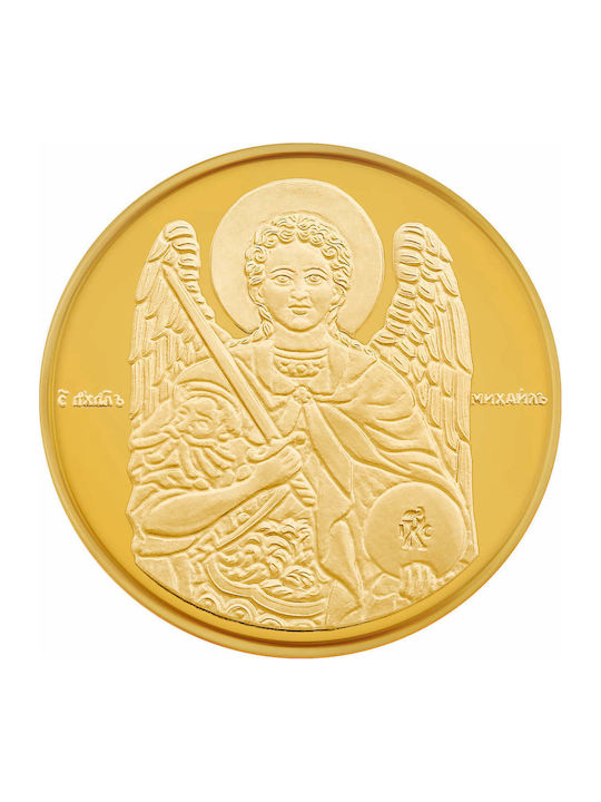 Gilt Medal Archangel Michael